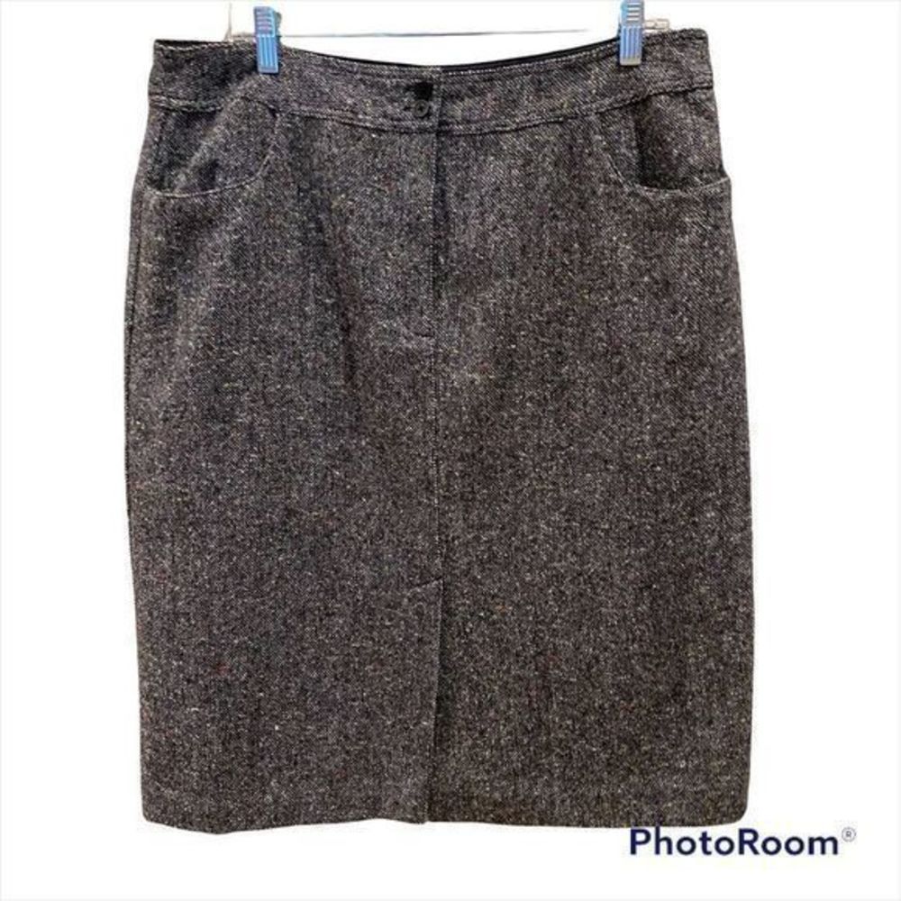 Talbots tweed pencil skirt